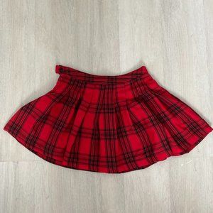 Forever 21 Red Plaid Skirt